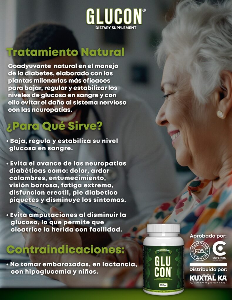 ficha técnica del producto Glucon
