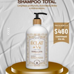 Envase de shampoo con precio